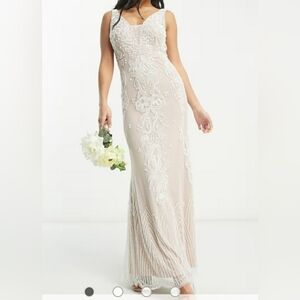 Frock & Frill.  Beaded Gown